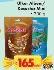 ÜLKER ALBENİ/COCOSTAR MİNİ ÇİKOLATA 300 G - BAYRAM ŞEKERİ/ÇİKOLATASI